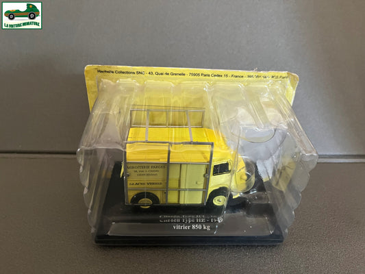Voiture Miniature Citroen Type HZ vitrier 1949 850 kg Eligor Hachette 1/43