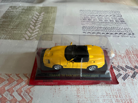 Voiture miniature Collection Ferrari 550 Barchetta Pininfarina Ixo Fabbri  1/43