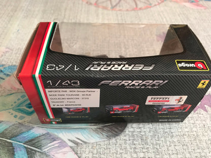 Voiture miniature Ferrari Aperta Burago Noire au 1/43
