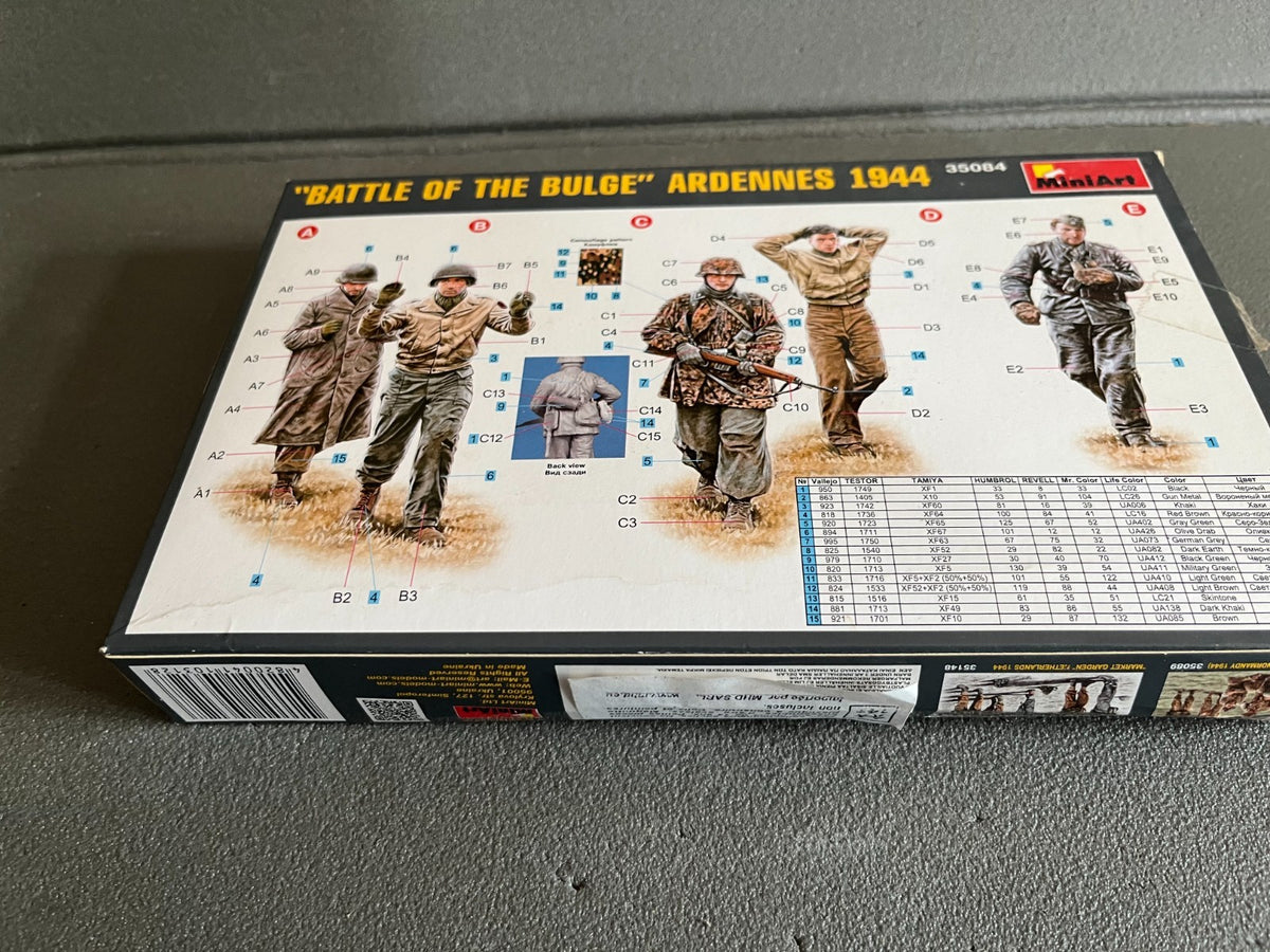 Maquette Militaire Figurine Soldat Battle of the Bulge Ardennes MiniArt 1/35