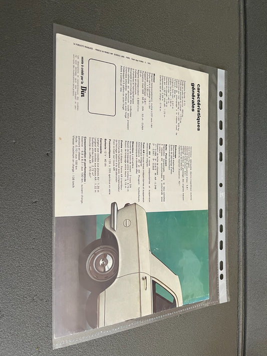 Ancien Dépliant Brochure Documentation Automobile Peugeot 204