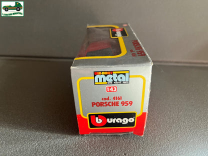Voiture miniature Burago Porsche 959 cod 4161 au 1/43