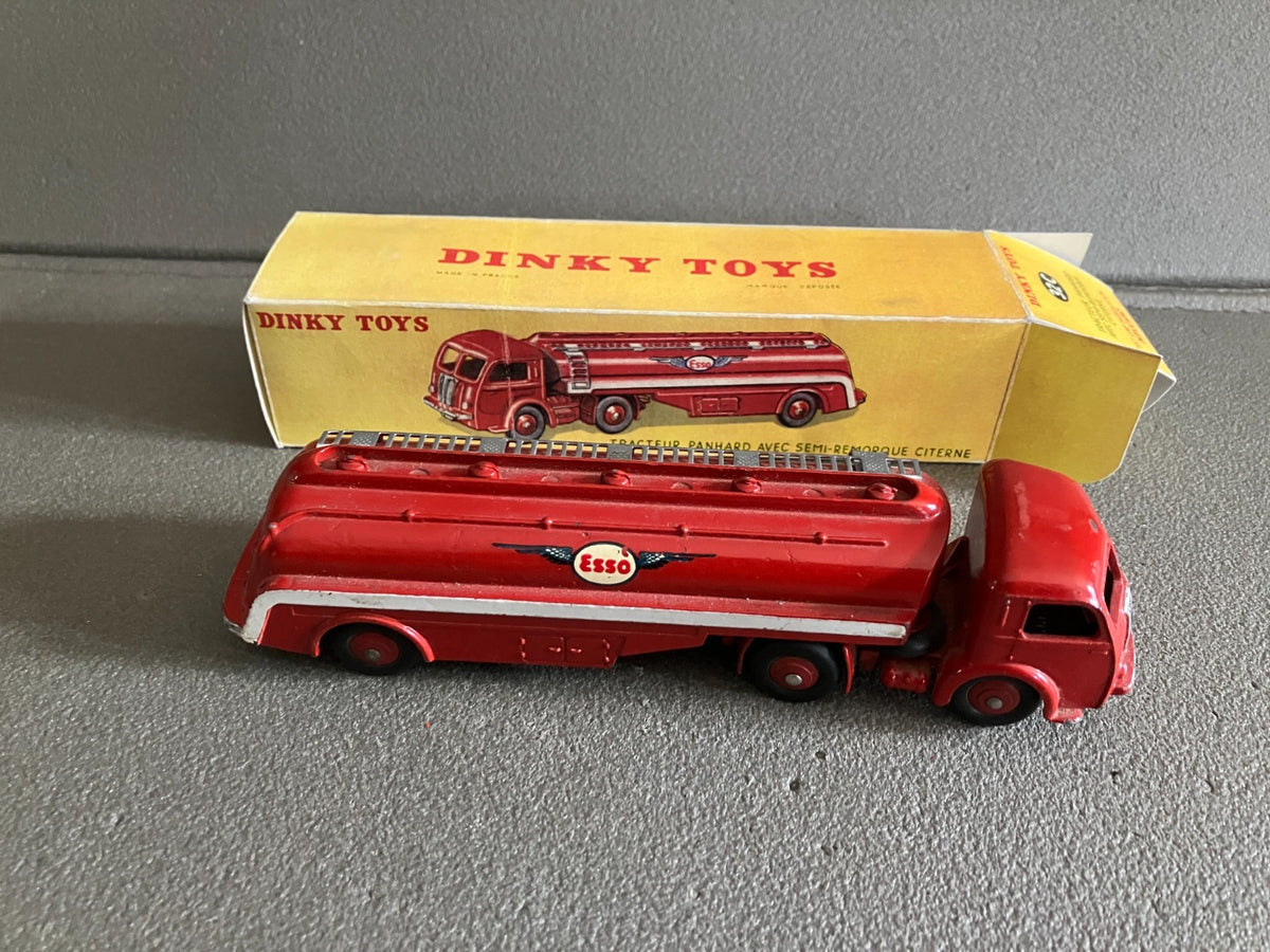 Ancienne Miniature Camion Panhard Citerne Esso 32C Dinky Toys Meccano France