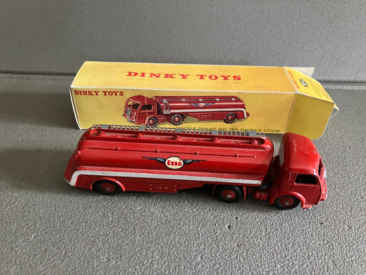 Ancienne Miniature Camion Panhard Citerne Esso 32C Dinky Toys Meccano France