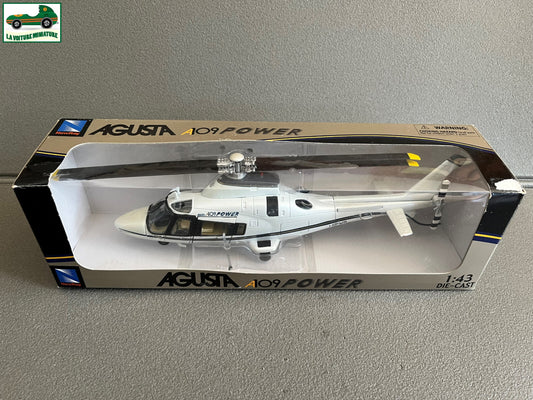 Avion miniature Hélicoptère Agusta A109 Power New Ray au 1/43