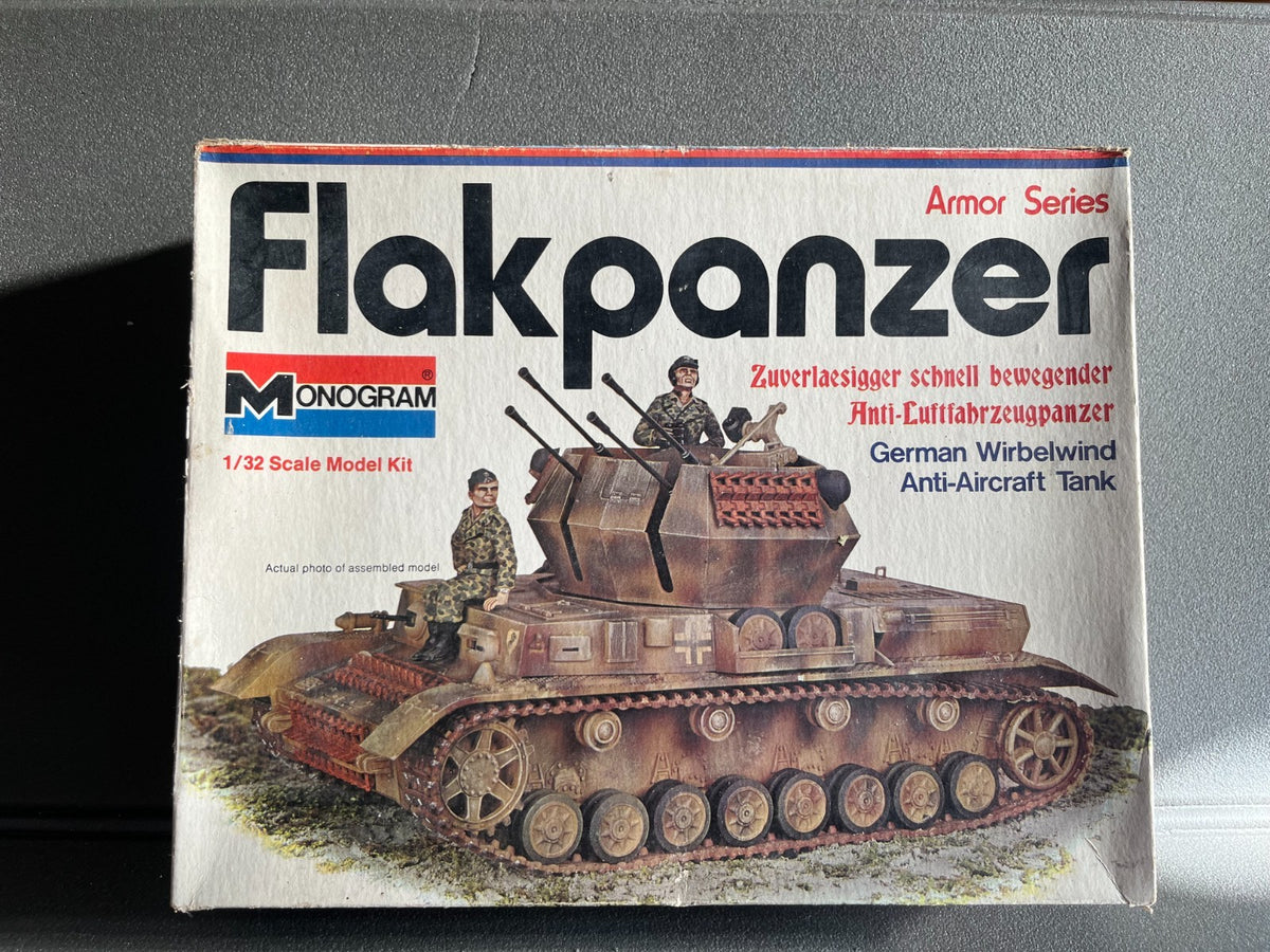 Maquette Militaire Char Tank Flakpanzer German Monogram 1/32