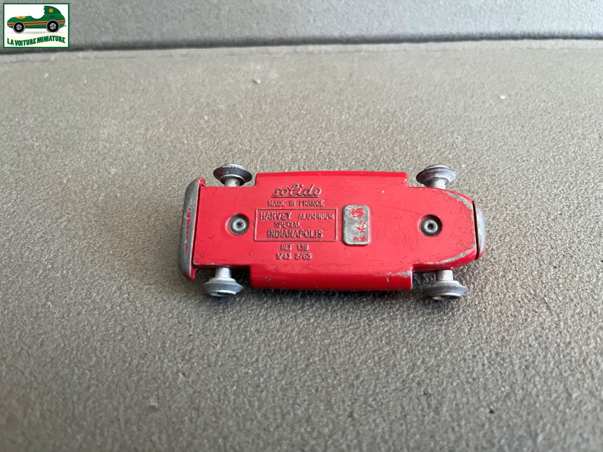 Ancienne Voiture Miniature Harvey Indianapolis Solido Serie 100 1/43 Epave