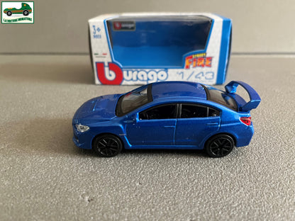 Voiture Miniature Subaru WRX STI 2017 Burago Street Fire au 1/43