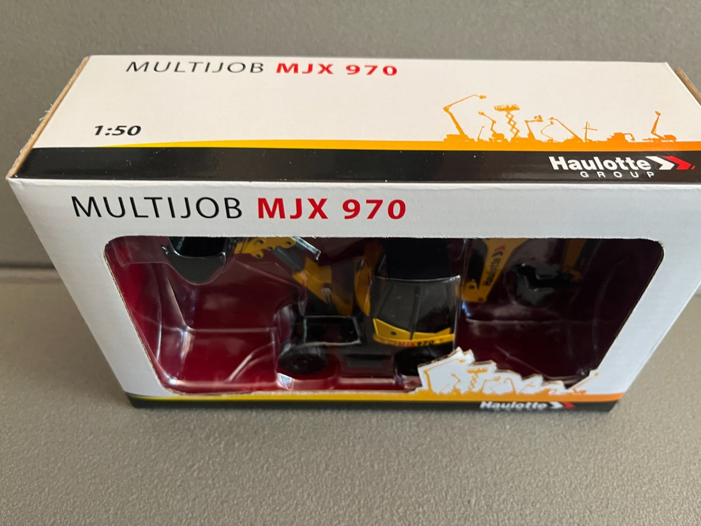 Miniature Véhicule Chantier Chargeur Pelle Multijob MJX 970 Haulotte Joal 1/50