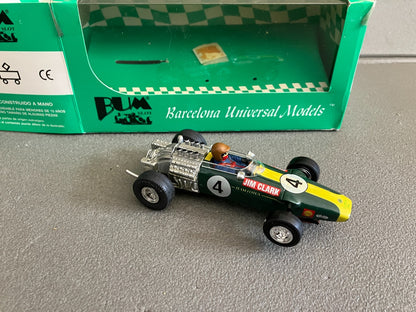 Voiture Miniature Circuit Formule 1 Lotus 49 B Jim Clark 1968 BUM Slot 1/32