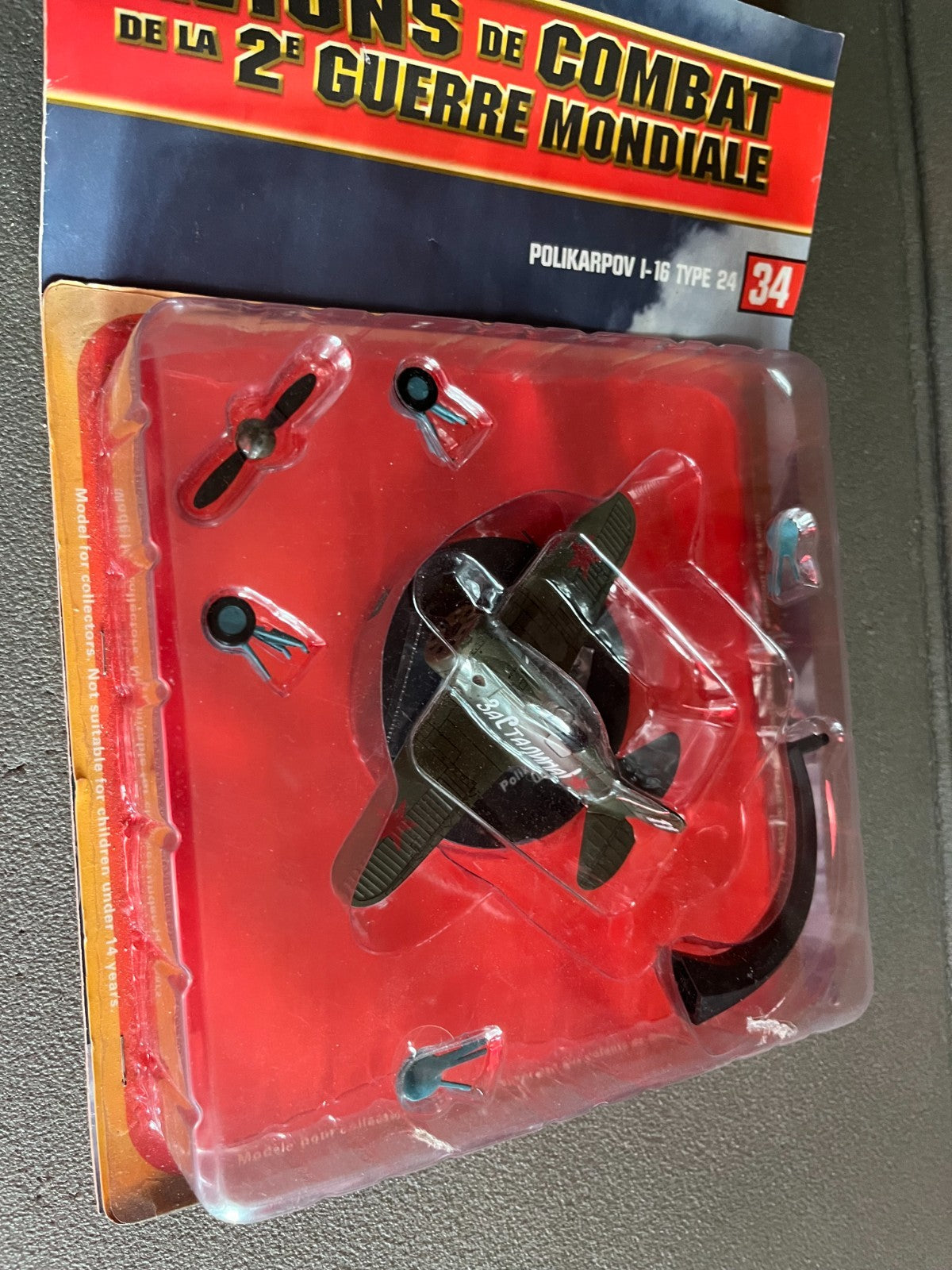 Avion miniature Militaire 2e Guerre Polikarpov I-16 Type 24 Altaya 1/72