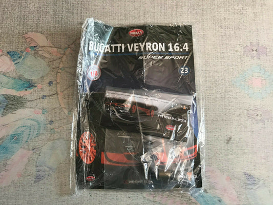 Voiture miniature Maquette Bugatti Veyron 16.4 Super Sport N° 23 Altaya au 1/8