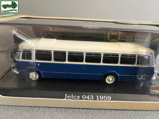Voiture miniature Jelcz 043 1959 Autobus Autocar Bus Collection Atlas 1/72