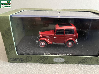 Voiture Miniature Datsun 17 sedan 1938 Ebbro au 1/43