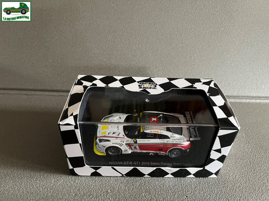 Voiture Miniature Nissan GT-R GT1 2010 Swiss Racing Team Ebbro 1/43