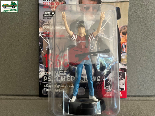 Figurine de Collection Johnny Hallyday + Livret N°16