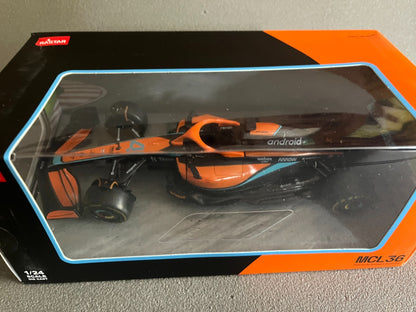 Voiture miniature Formule 1 McLaren MCL 36 Romagna 2022 Rastar 1/24