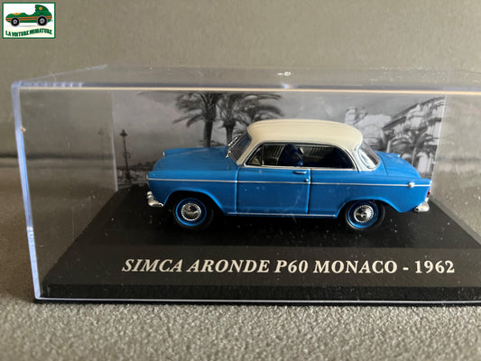 Voiture Miniature Simca Aronde P60 Monaco 1962 au 1/43 Ixo Altaya