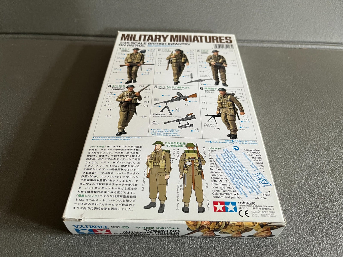 Maquette Militaire Figurine Soldat British Infantry Patrol Tamiya 1/35
