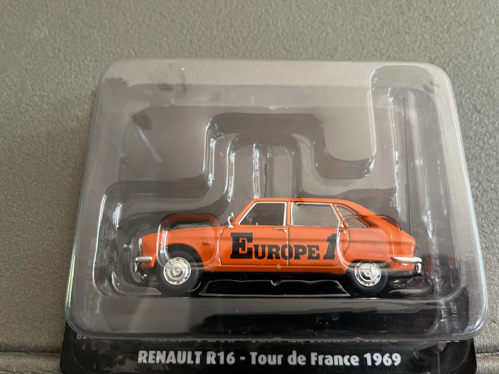 Voiture Miniature Renault 16 Europe 1 1969 Tour de France Vélo Norev 1/43