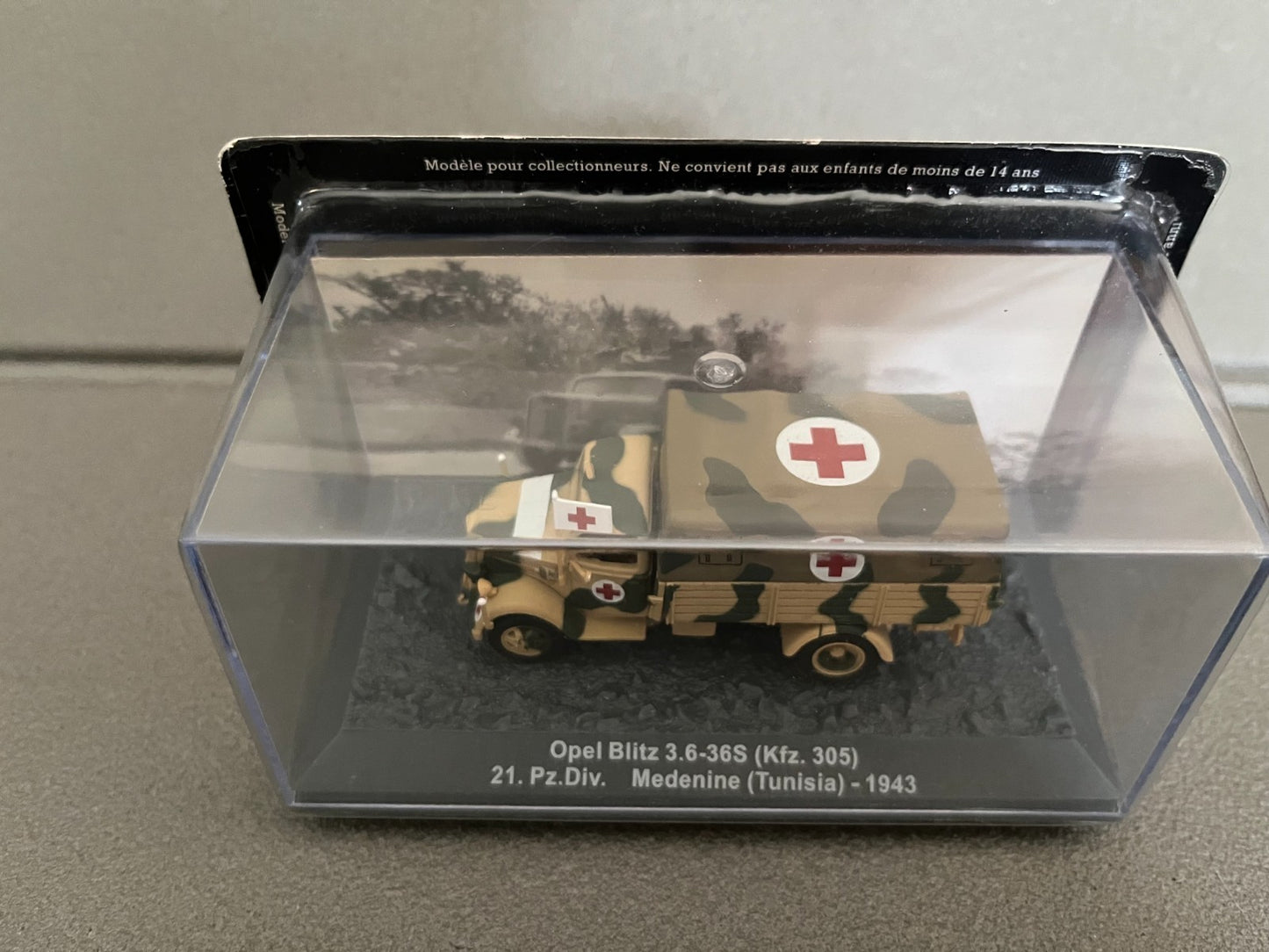 Miniature Militaire Char Tank Blindé Camion Opel Blitz 3.6-36S 1943 Altaya 1/72