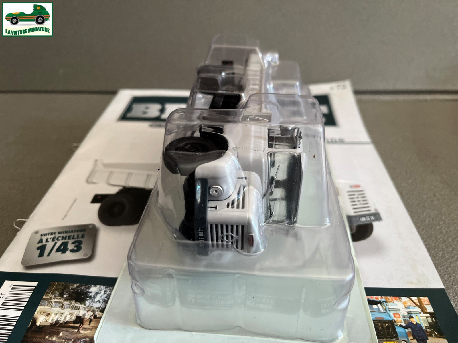 Voiture miniature Camion Berliet L 62 RM3 benne Hachette 1/43
