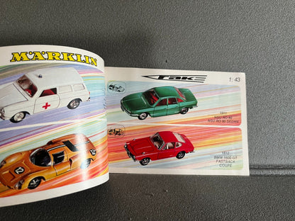 Ancien Dépliant Documentation Catalogue Jouet Voiture Marklin