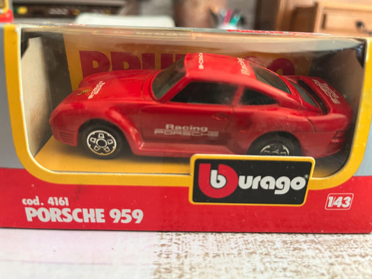 Voiture miniature Burago Porsche 959 4161 au 1/43