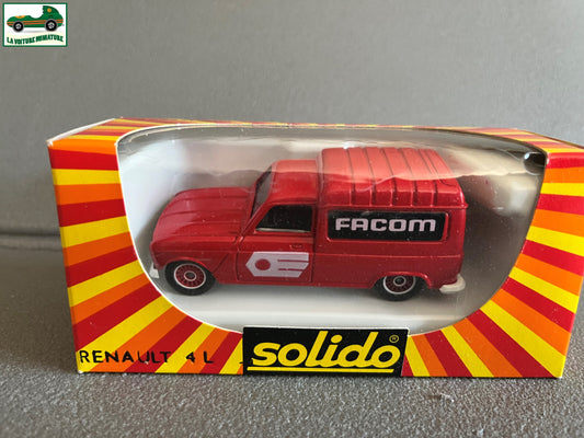 Voiture Miniature Renault 4L Facom Solido au 1/43