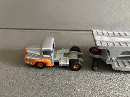 Ancienne Miniature Camion Unic Porte Voiture 39 Dinky Toys Meccano France
