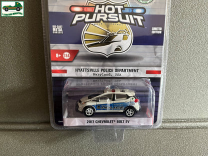 Voiture Miniature 2017 Chevrolet Bolt EV Police Greenlight au 1/64