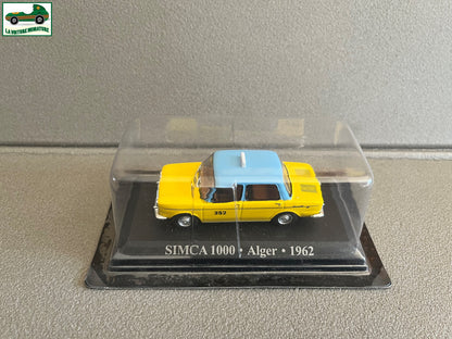 Voiture Miniature Simca 1000 Alger 1962 Taxi Du Monde au 1/43 Altaya
