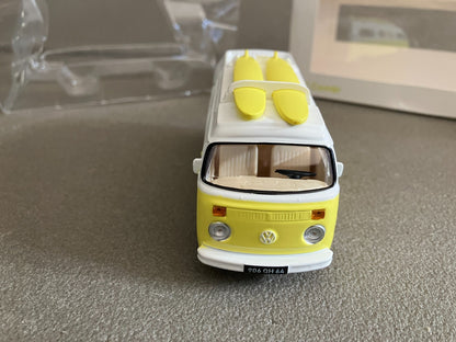 Voiture Miniature Volkswagen Combi T2B Camping Car Van Norev 1/43