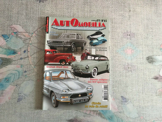 Livre Revue Voiture Automobile Automobilia N°65 2003