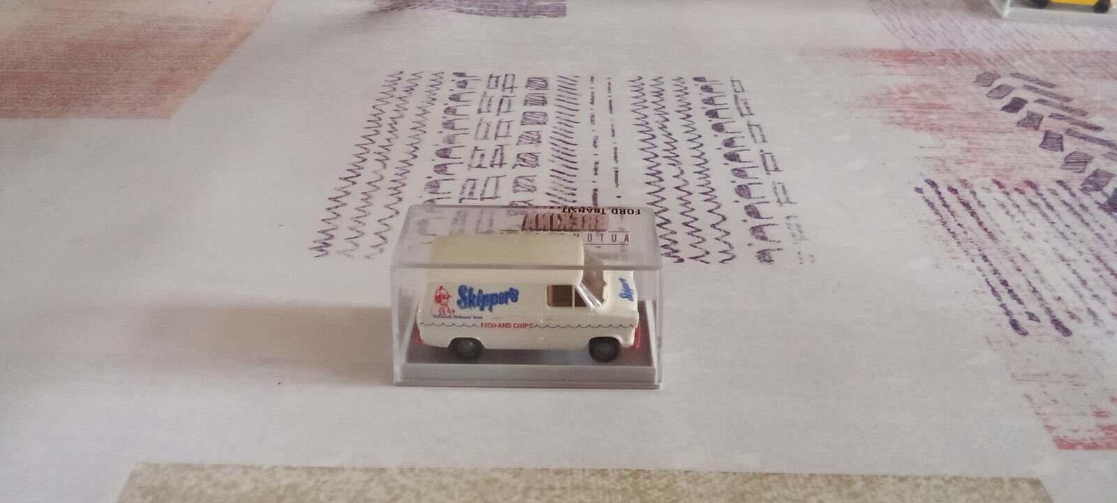 Voiture Miniature Ford Transit Skippers Brekina 1/87 HO