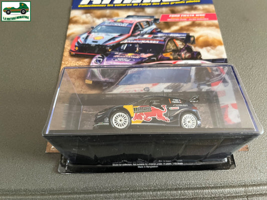 Miniature Ford Fiesta WRC Monte Carlo 2018 Ogier Vainqueur Rallye Altaya 1/43