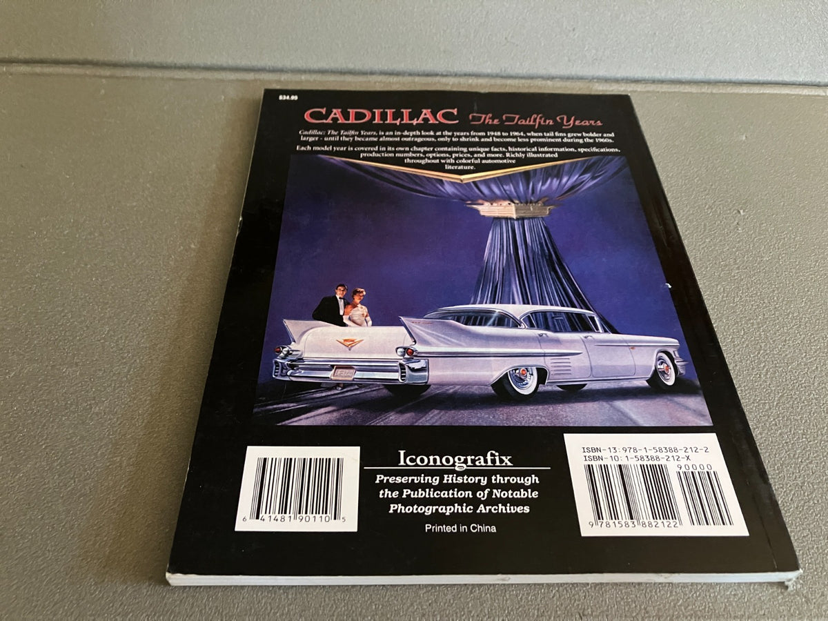 Livre Voiture Automobile Américaine Cadillac The Tailfin Years Robert Headrick