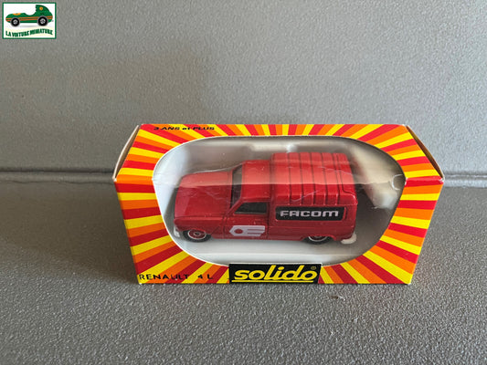 Voiture Miniature Renault 4L Facom Solido au 1/43