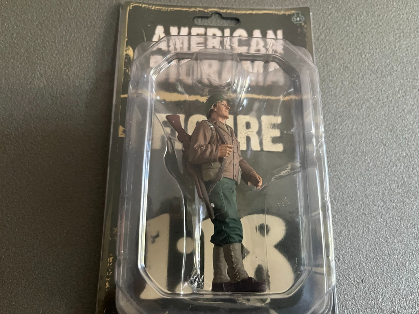 Figurine de Collection Militaire American Diorama WWII USA Soldat 1/18