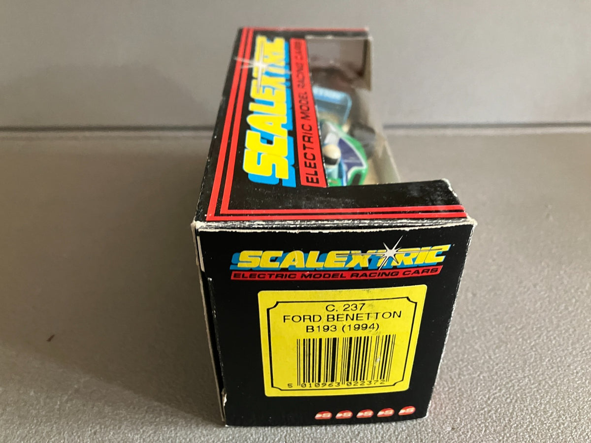 Voiture Miniature Circuit Formule 1  Ford Benetton B193 C237  Scalextric 1/32