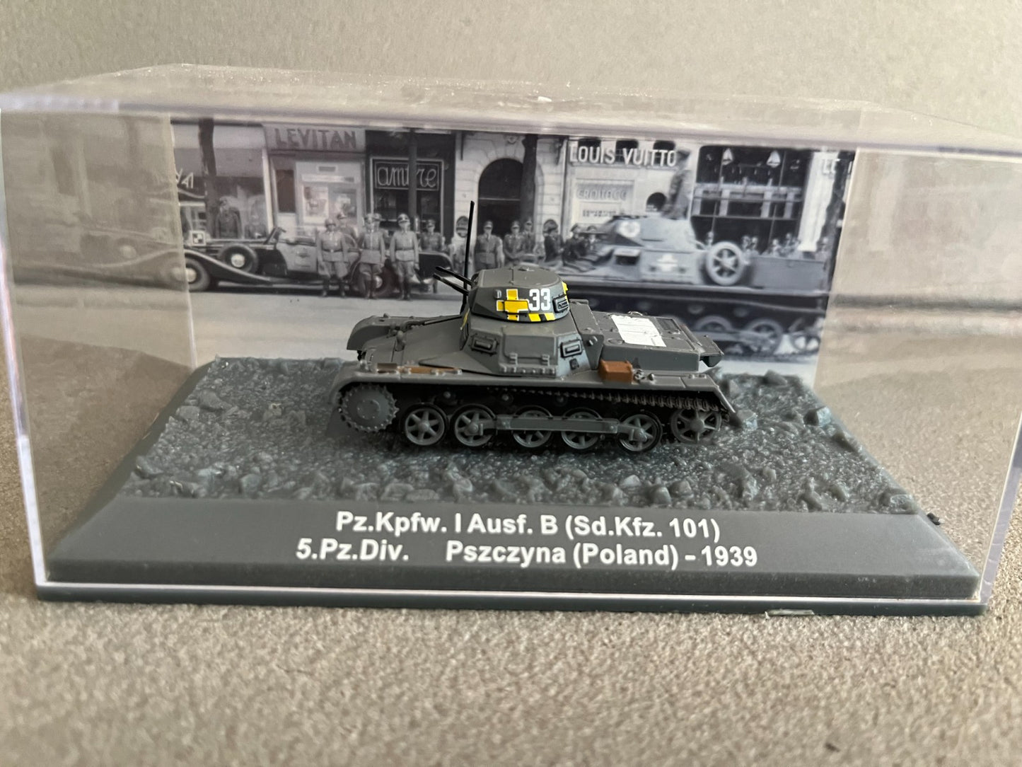 Miniature Militaire Char Tank Blindé Pz.Kpfw. I Ausf. B Poland 1939 Altaya 1/72