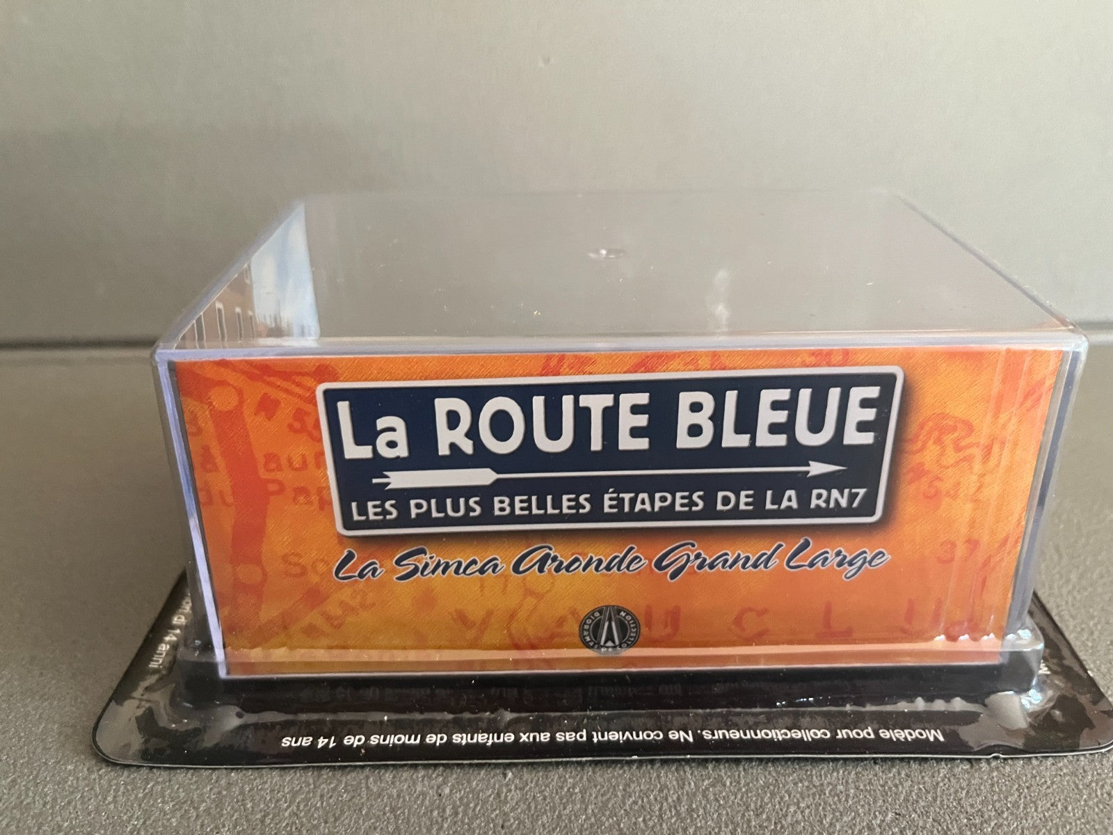 Voiture Miniature Simca Aronde Aronde Grand Large Etape 23 Route Bleue RN7 1/43