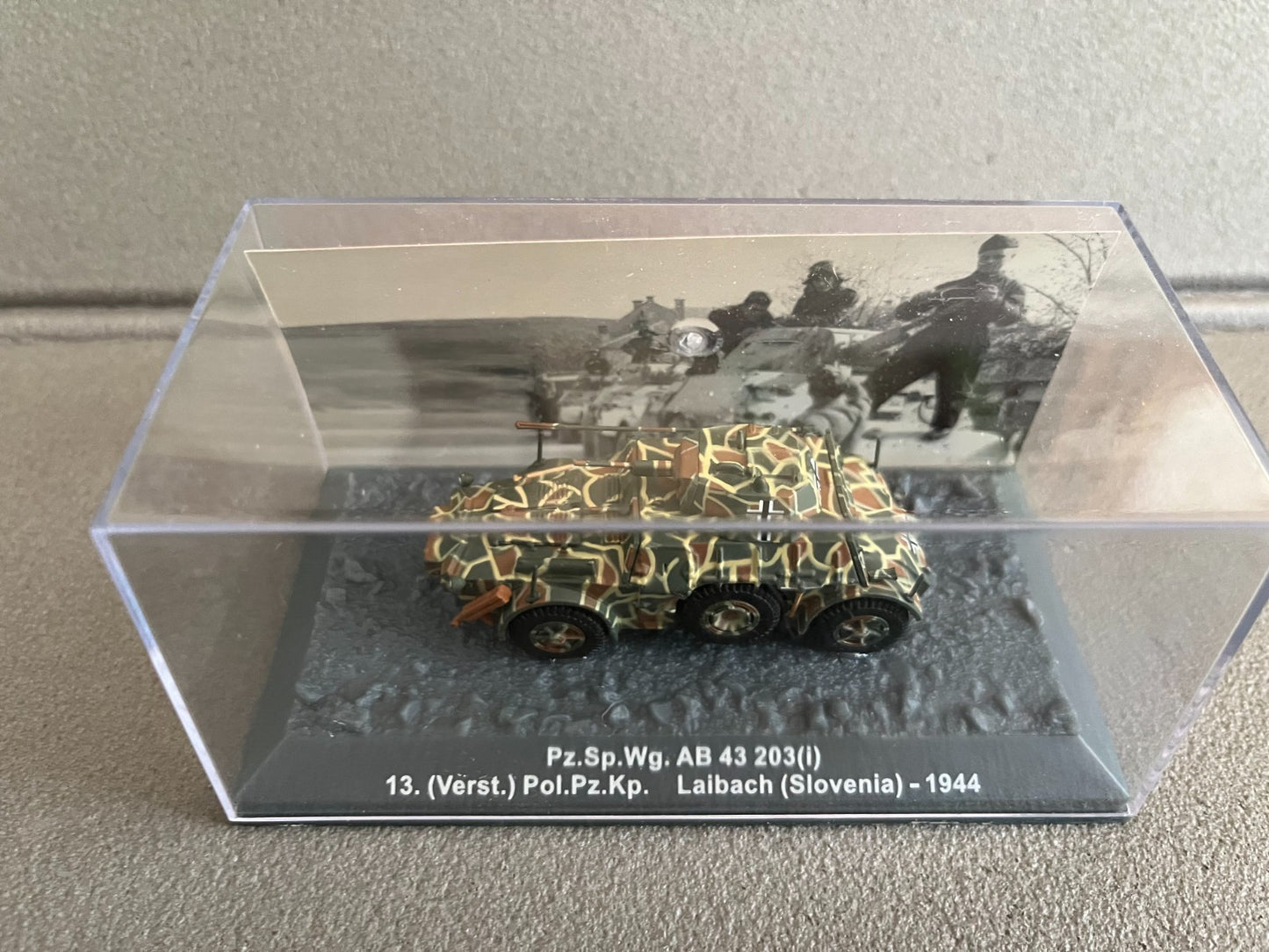 Miniature Militaire Char Tank Blindé Pz.Sp.Wg. AB 43 203 (i) Altaya 1/72