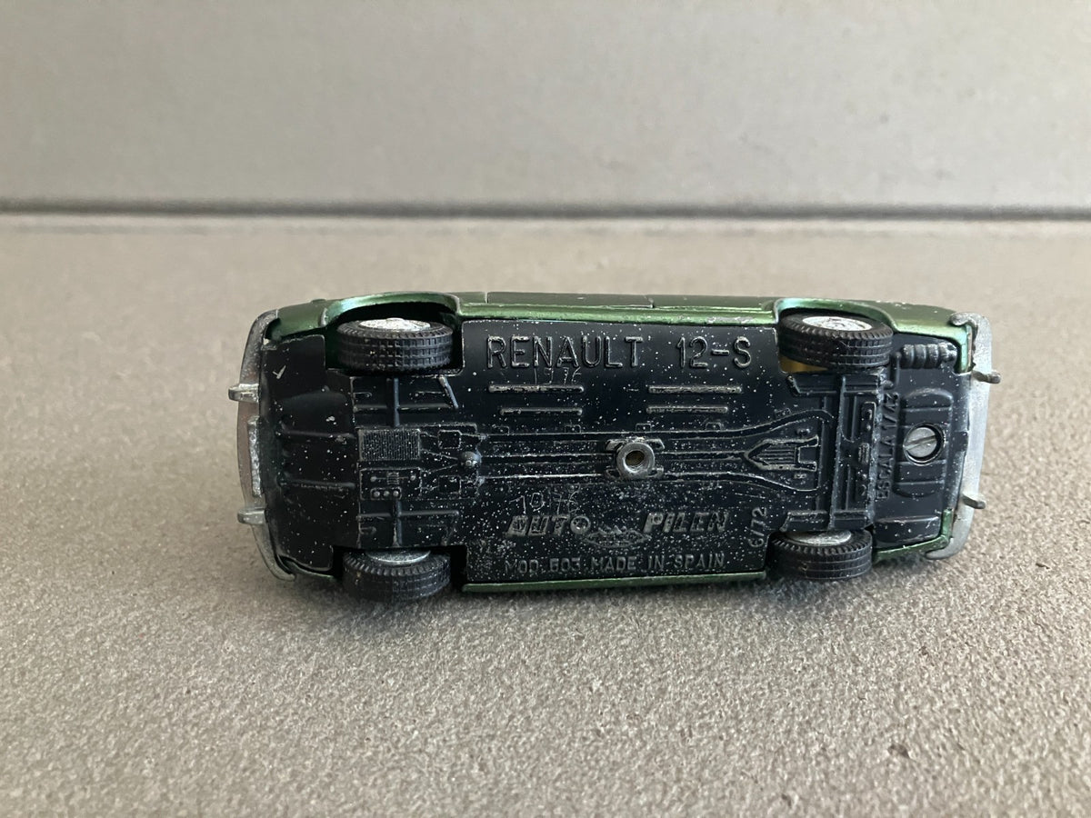 Ancienne Miniature Renault 12 S Auto Pilen Mod 503 Made in Spain Style Dinky