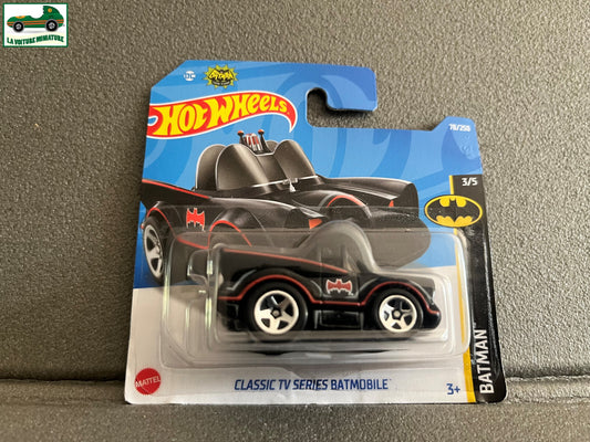 Voiture miniature Hot Wheels Classic TV Series Batmobile Batman au 1/60 1/64