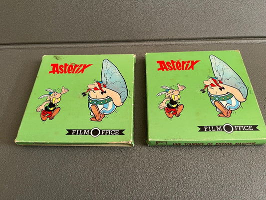 Lot Ancien Super 8 Film Office Astérix Assieges Cesar + Tournee Potion Magique