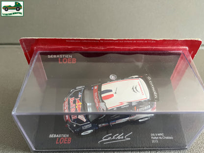 Voiture miniature Citroen DS3 Ds 3 WRC Rallye du Chablais 2013 Loeb 1/43