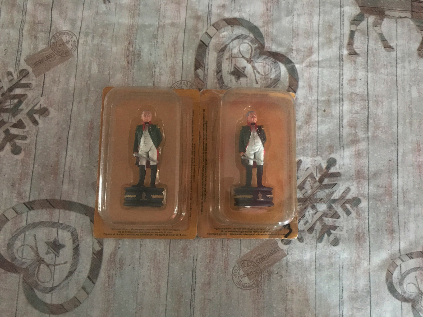 Soldat Plomb Jeu d'échecs Paire Fou Général Koutouzov Napoléon Altaya