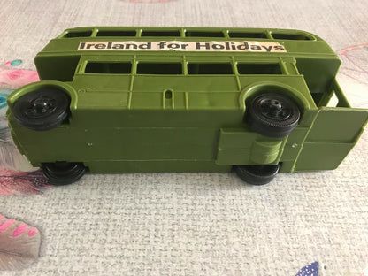 Jouet Ancien Plastique Car Bus Ireland for Holidays College Green 20cm environ