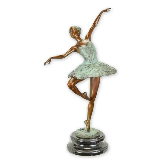 STATUE MODERNE SCULPTURE BRONZE BALLERINE